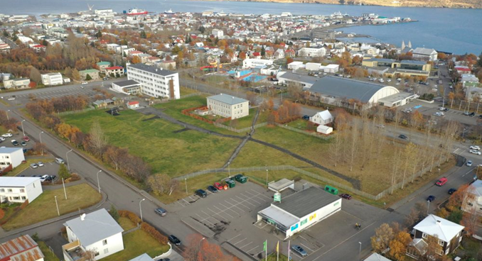 Ljósmynd af tjaldstæðisreitnum