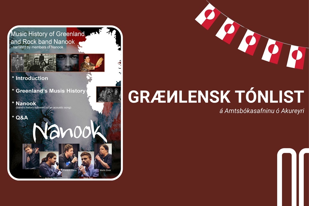 Advertisement for the band Nanook from Greenland