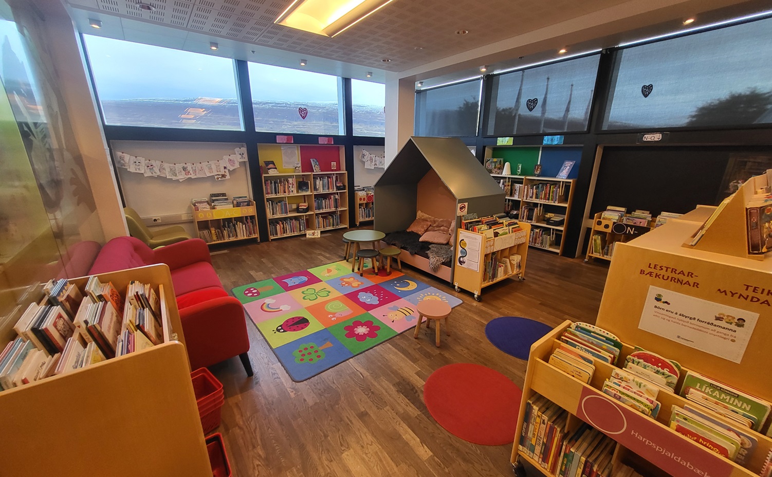 Picture from the children's department at a library