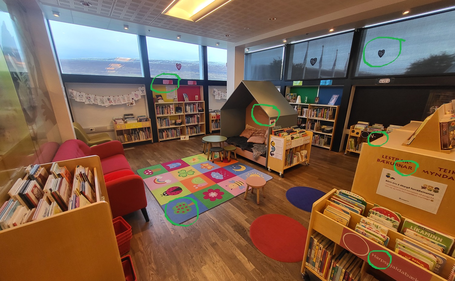 Picture from the children's department of the Municipal Library