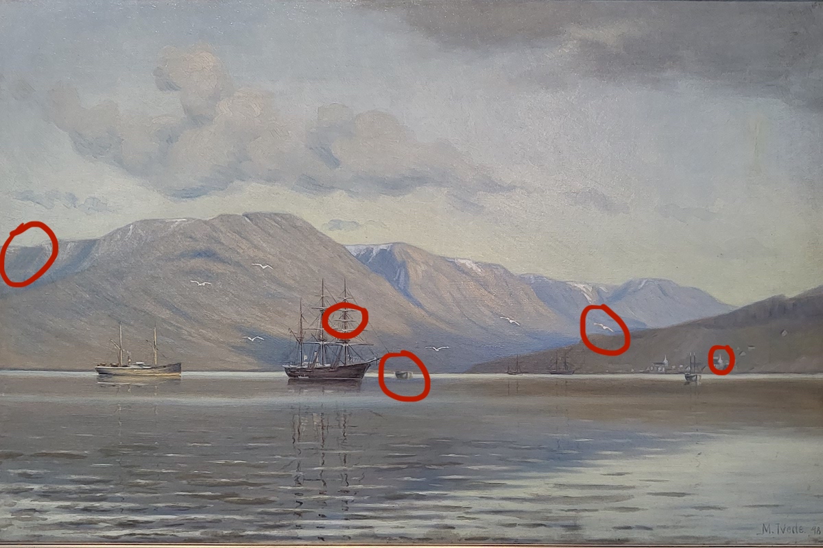 Painting by Morten Tvede