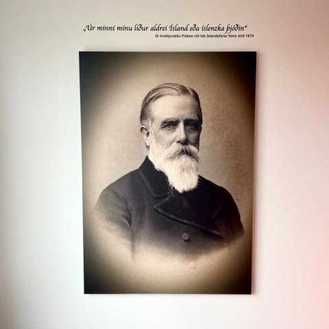 Minningarsýning um Williard Fiske. 