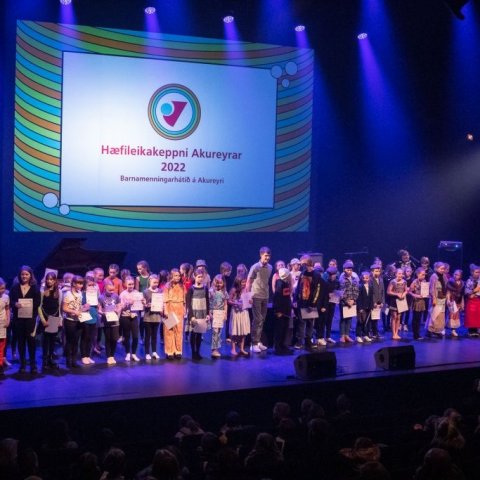 Hæfileikakeppni Akureyrar 2022. Mynd: Egill Bjarni Friðjónsson.