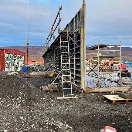 Framkvæmdir við leikskólann Klappir