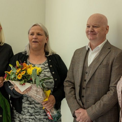 Guðríður Friðriksdóttir, Karólína Gunnarsdóttir, Kristinn Már Torfason og Halla Björk Reynisdóttir. 