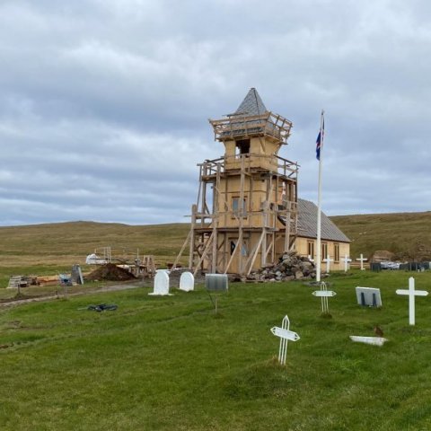 Ný Miðgarðakirkja í Grímsey
