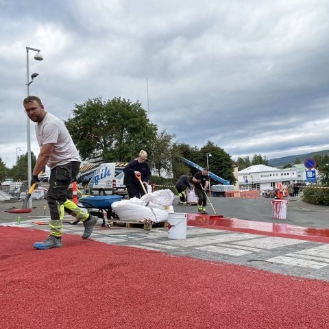 Rauðu gatnamótin 23. júlí 2024.