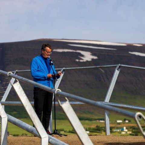 Guðmundur Baldvin Guðmundsson formaður bæjarráðs. 