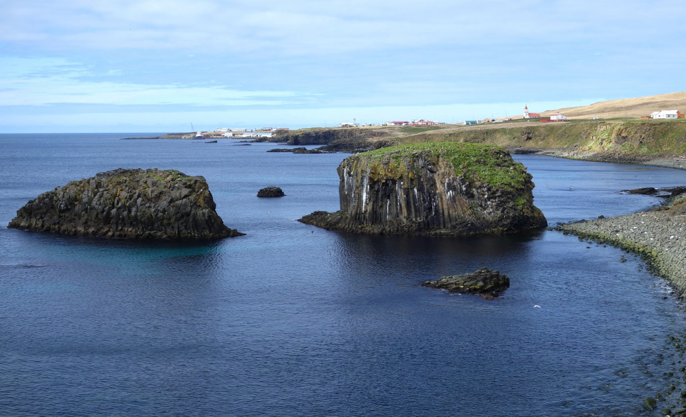 Kletturinn Borgin í Grímsey.
Mynd: María H. Tryggvadóttir