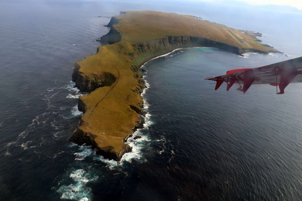 By the Arctic Circle.