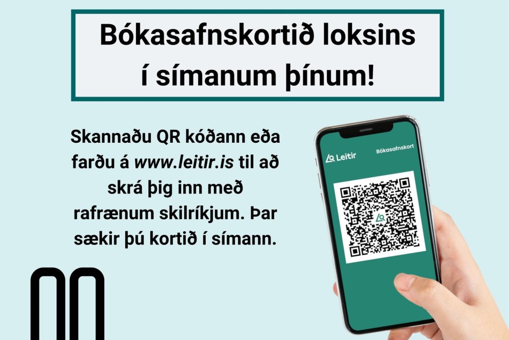 Bókasafnskortið í símann þinn!