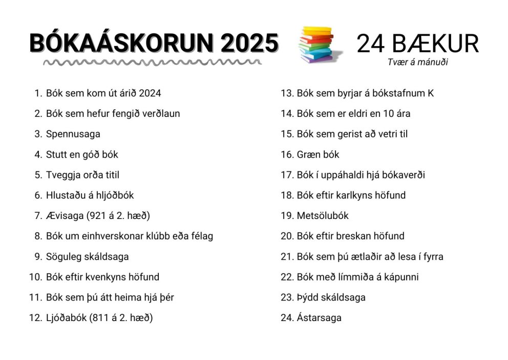 Áskoranir - eruð þið til í þær?