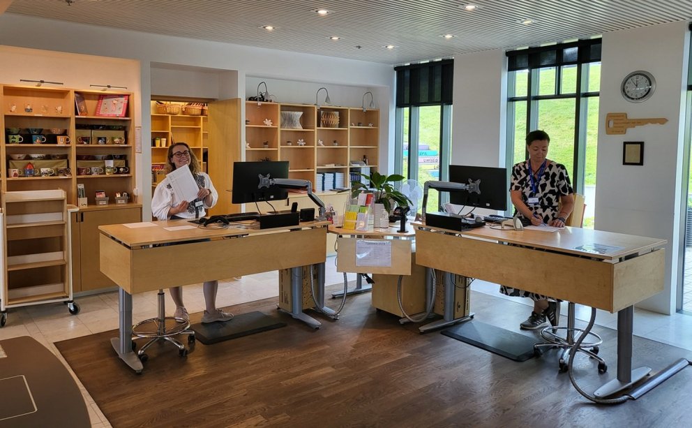 Sem betur fer gekk allt vel á safninu undir vökulum augum Aiju og Dóru, meðan kerfið lá niðri. En nú…