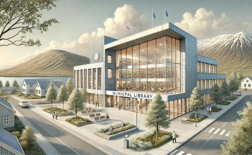 (svar komið!) Föstudagsþraut 2025 nr. 1 - Listræn útgáfa af Amtinu? (5 breytingar)