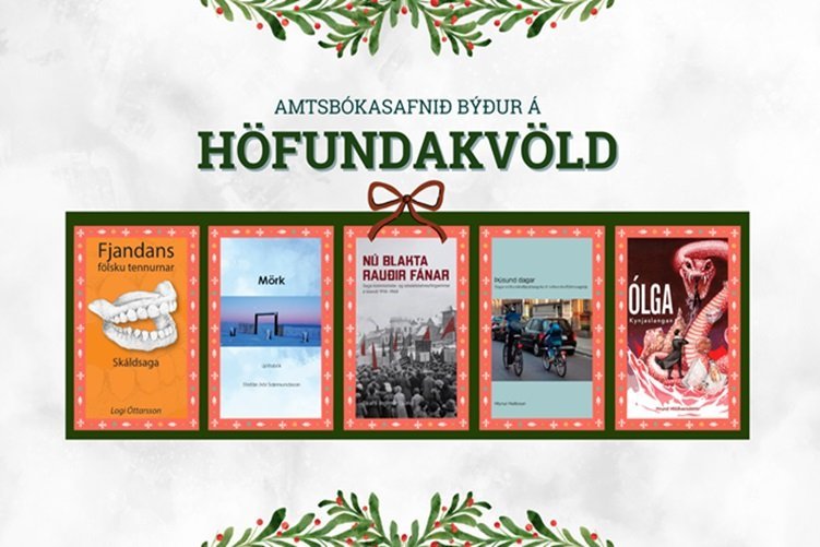 Höfundakvöld á Amtsbókasafninu!