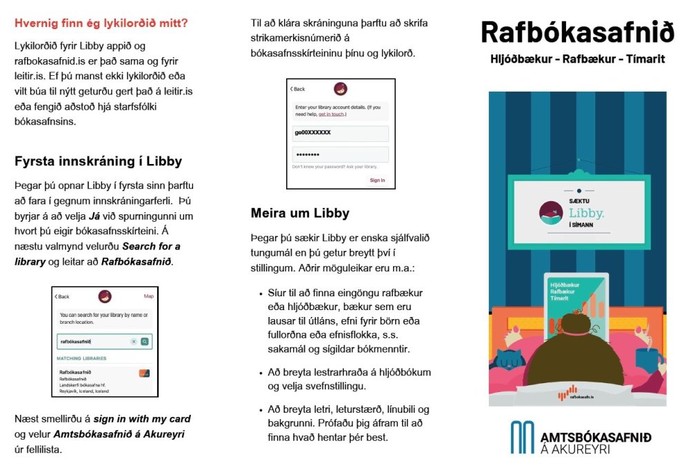 Rafbókasafnið - nýr bæklingur!