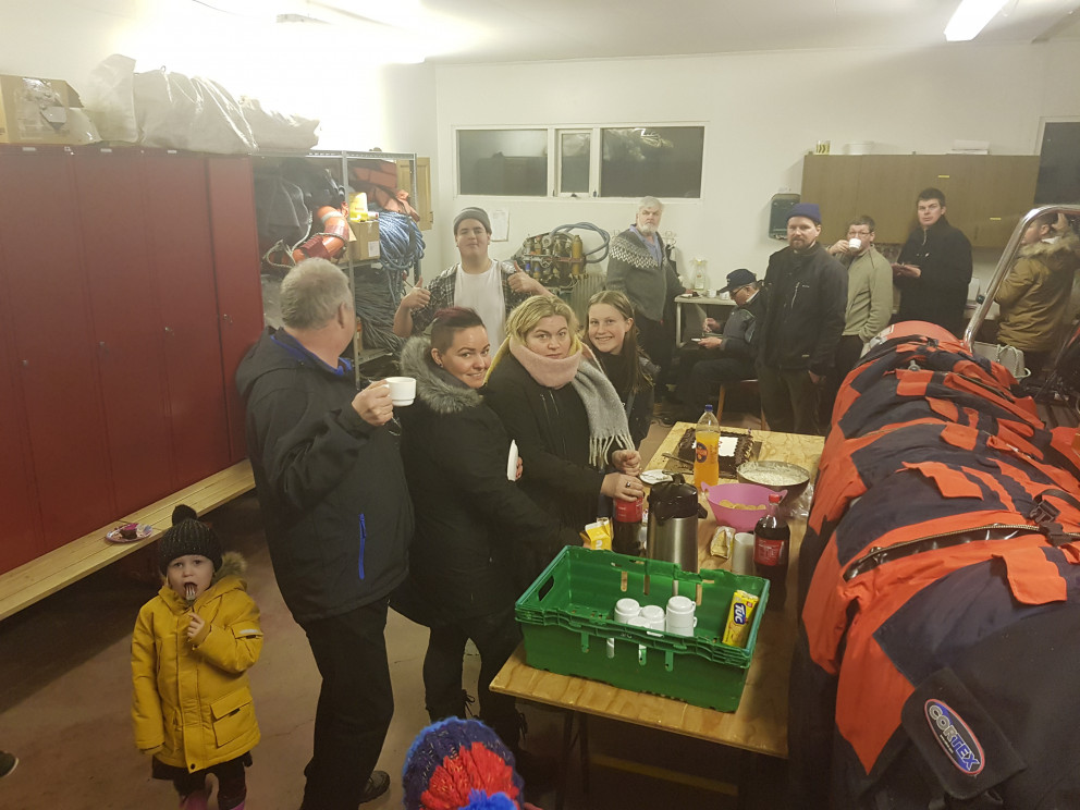 Mynd: Karen Nótt Halldórsdóttir
Frá afmæliskaffi björgunarsveitarinnar Sæþórs