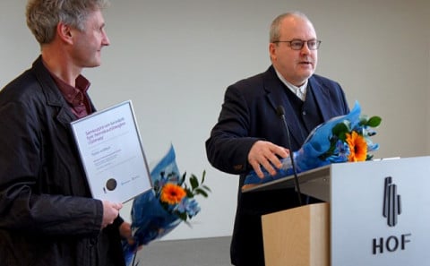 Steve Christer frá Studio Granda og Kristinn E. Hrafnsson.