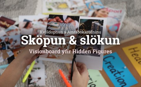 Sköpun og slökun - Vision Board (30.01.25)