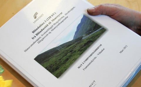 Blöndulína 3 frá Blöndustöð til Akureyrar