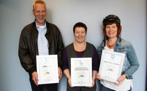 Við erum alltaf á hjólum :-)