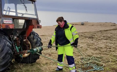 Anna María Sigvaldadóttir tók þátt í siginu um helgina en hún er eina konan sem tekur virkan þátt í …