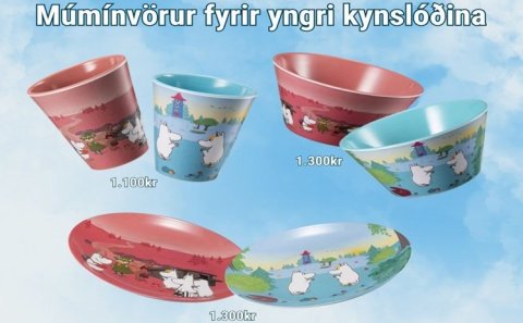 (svar) Föstudagsþraut 2025 nr. 5 - Múmínvörur fyrir yngri kynslóðina og fimm breytingar!