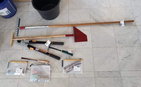 Garðverkfæri til útláns!