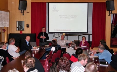 Fjörugur íbúafundur í Gímsey