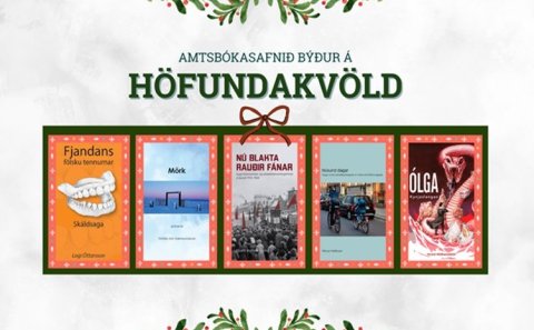 Höfundakvöld á Amtsbókasafninu!