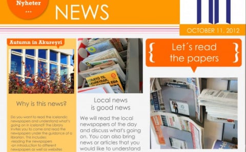 Lesum blöðin saman á fimmtudögum!