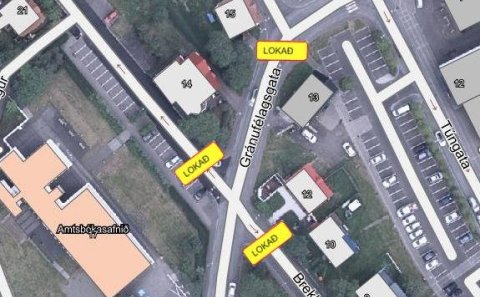 Lokað fyrir umferð 2. júlí