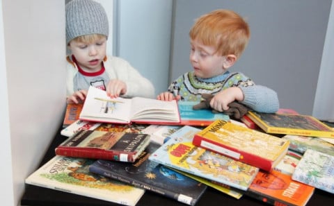 Við stofnun Barnabókaseturs í febrúar 2012