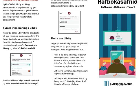 Rafbókasafnið - nýr bæklingur!