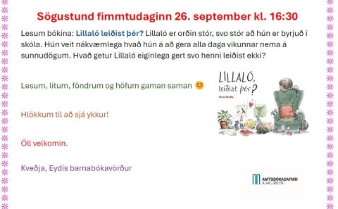 Sögustund - Lillaló leiðist þér?