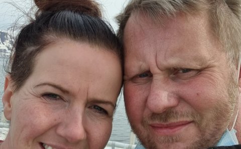 Vinningshafarnir Guðmundur Kjartansson og Signý Berg